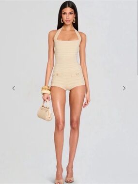 Retrofete Gold Shimmer Fallyn Romper
